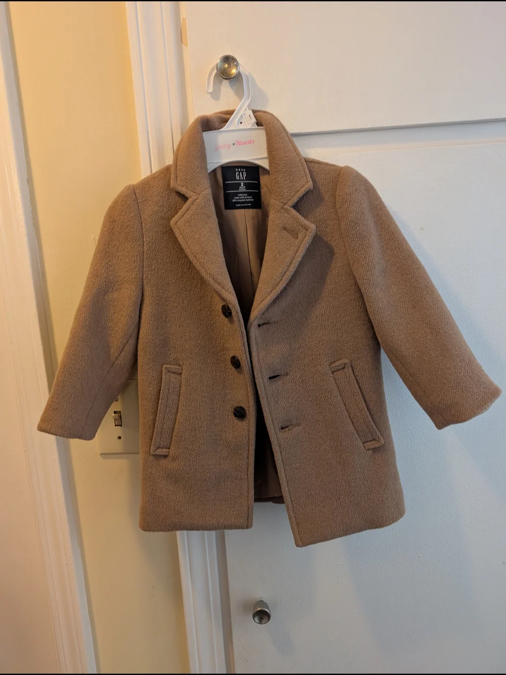 GAP Kids Tan Peacoat